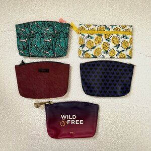 IPSY Makeup Bags Fun and Flirty Set of 5